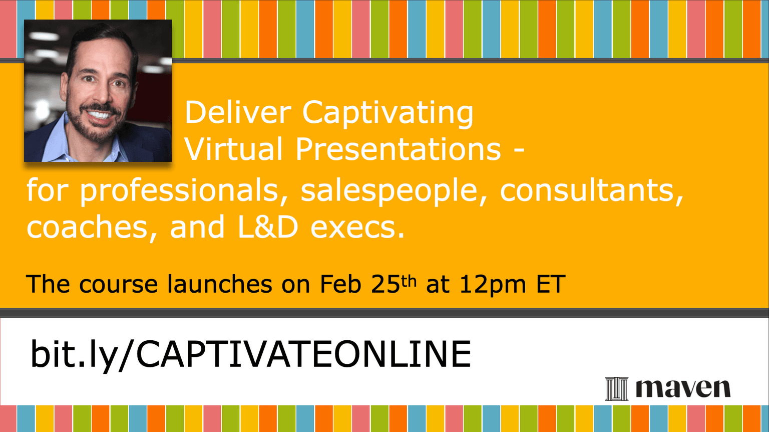 The Course Launches on Feb 25th at 12pm ET